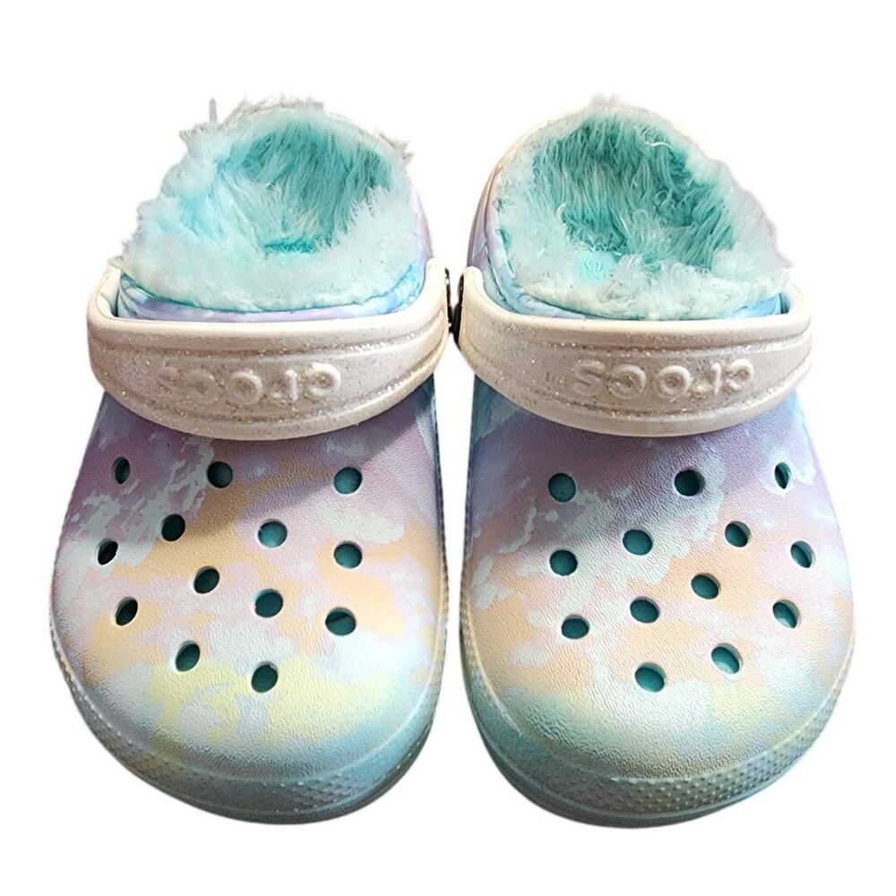 Crocs Youth Little Girls Pastel Rainbow Size C8